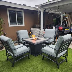 Fire pit Patio Set/ Outdoor Furniture/ Conversation Set