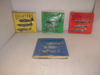 WAR PLANES OF THE SECOND WORLD WAR FIGHTERS VOLUMES 1 - 4 SET WILLIAM GREEN DJ