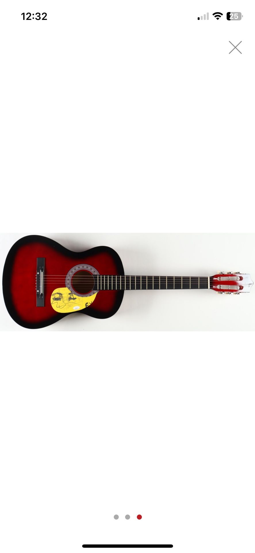 Ed Sheeran Signed 38" Acoustic Guitar 