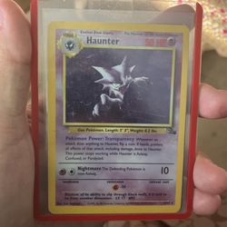Haunter 6/62 | NM | Holo Rare | Fossil | Pokémon TCG Vintage WOTC