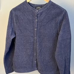 Women’s Small Blue Sonoma Fleece Button Down