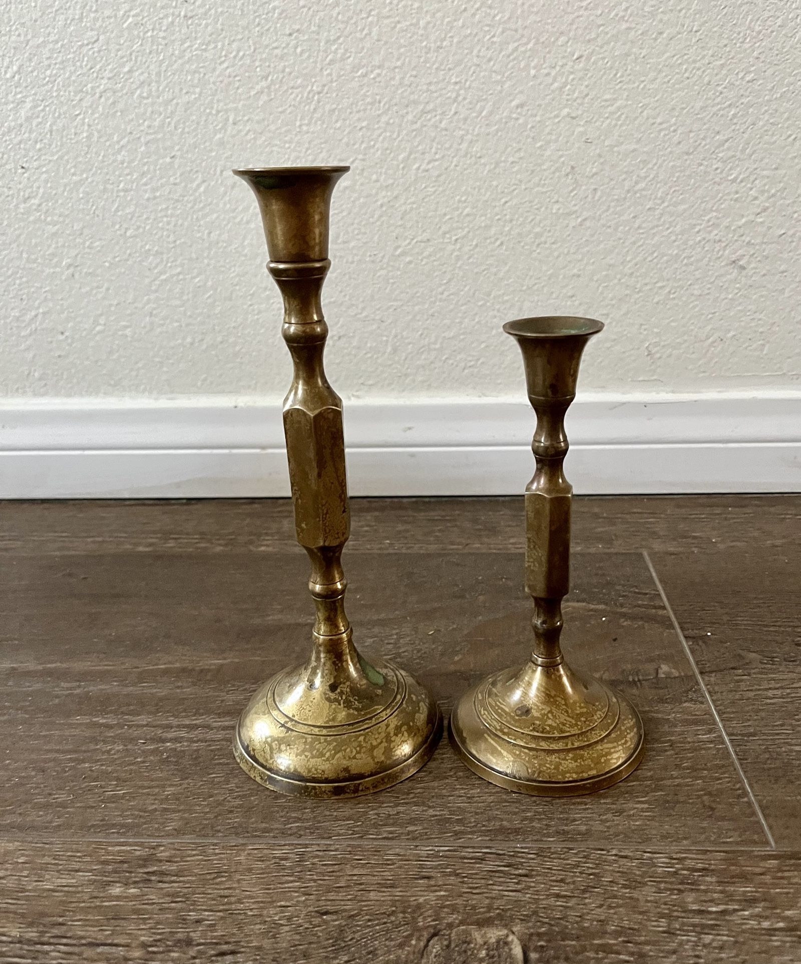 Elegant Gold Color Candle Holders