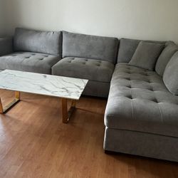 New Couch And Table