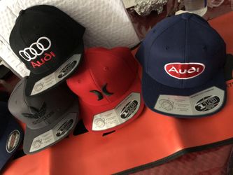 Hats, sweaters, shirts, beanies. Audi, chevy, srt, DOPE