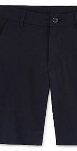 IZOD Boys navy zip front shorts Quantity 2 Size 12 Regular with adjustable waist. Washed after purchase but never worn. $15.00 each or BOTH for $25