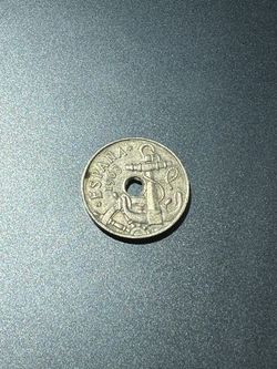 Vintage Spanish coin