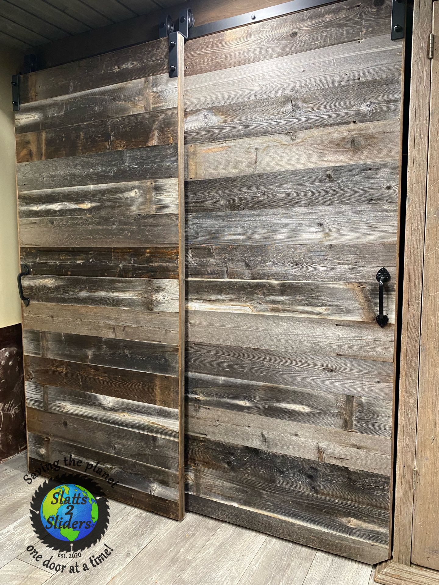 Grey Barn Doors 