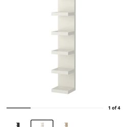 Lack ikea white Shelves X 2