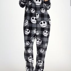 Nightmare Before Christmas JACK Onesie Pajamas NEW