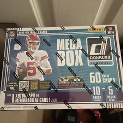 Donruss NFL Football Mega Box 2025 Hunt Downtowns Laundry Tags 1 Auto/mem Per Box  Numbered Cards 