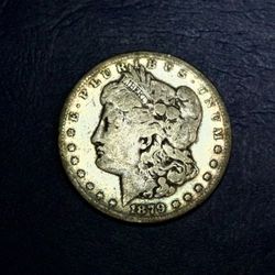 1879 “S” Morgan Silver dollar w Toning