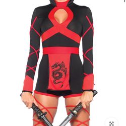 Ninja Women’s Halloween Costume Medium M Like New