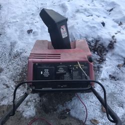 Snow Blower For Parts or Repair 
