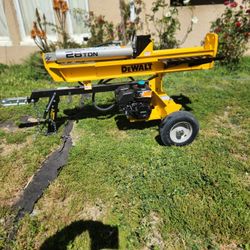 DEWALT
28 Ton 196cc 6.5HP Kohler Engine Horizontal/Vertical Full Beam Hydraulic Log Splitter, Auto Return/Integrated Log Cradle