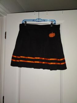 Halloween Plaid Skirt