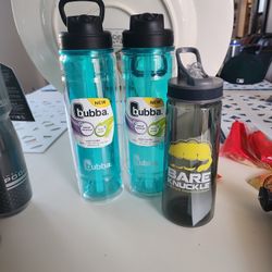 3 Water Bottles NEW