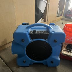 BlueDri Air Shield 550 HEPA Air Scrubber, Water Damage Restoration Equipment Air Purifier, Covers 1400 Sq. Ft, Daisy Chain Capable, For Commercial Use