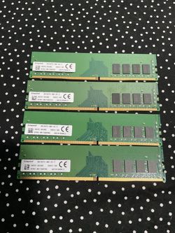 Kingston 32GB 8GB X 4 DDR4 2666MHz RAM – Set of 4
