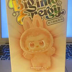 Authentic The Monsters Big Into Energy Series Labubu Unopened Box Loyalty Pink Yellow