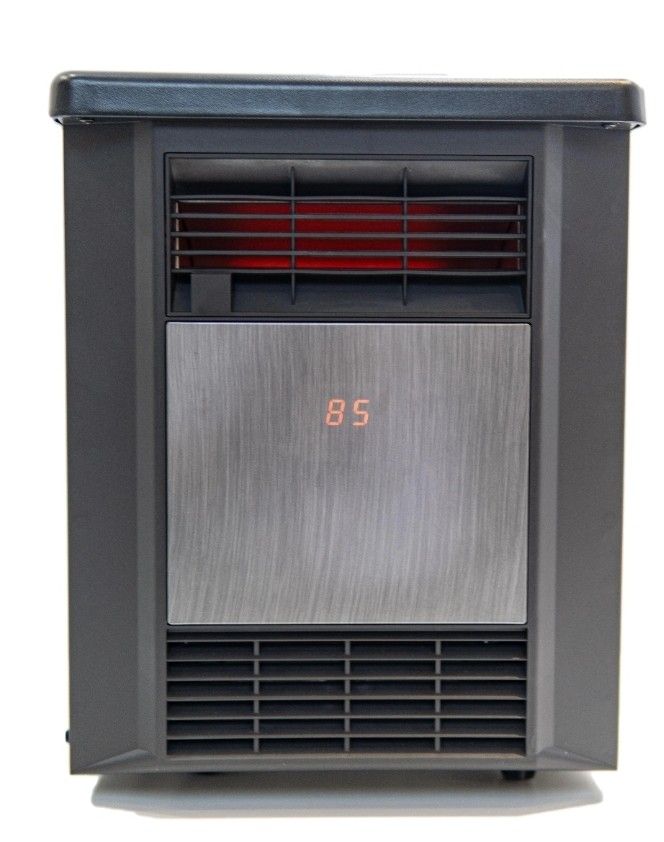 Mainstays 1500W Electric Infrared Cabinet Heater,Indoor,Black, 🔥
