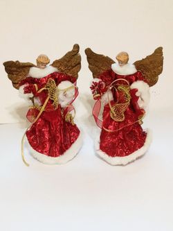Vintage Christmas Angels Set of 2
