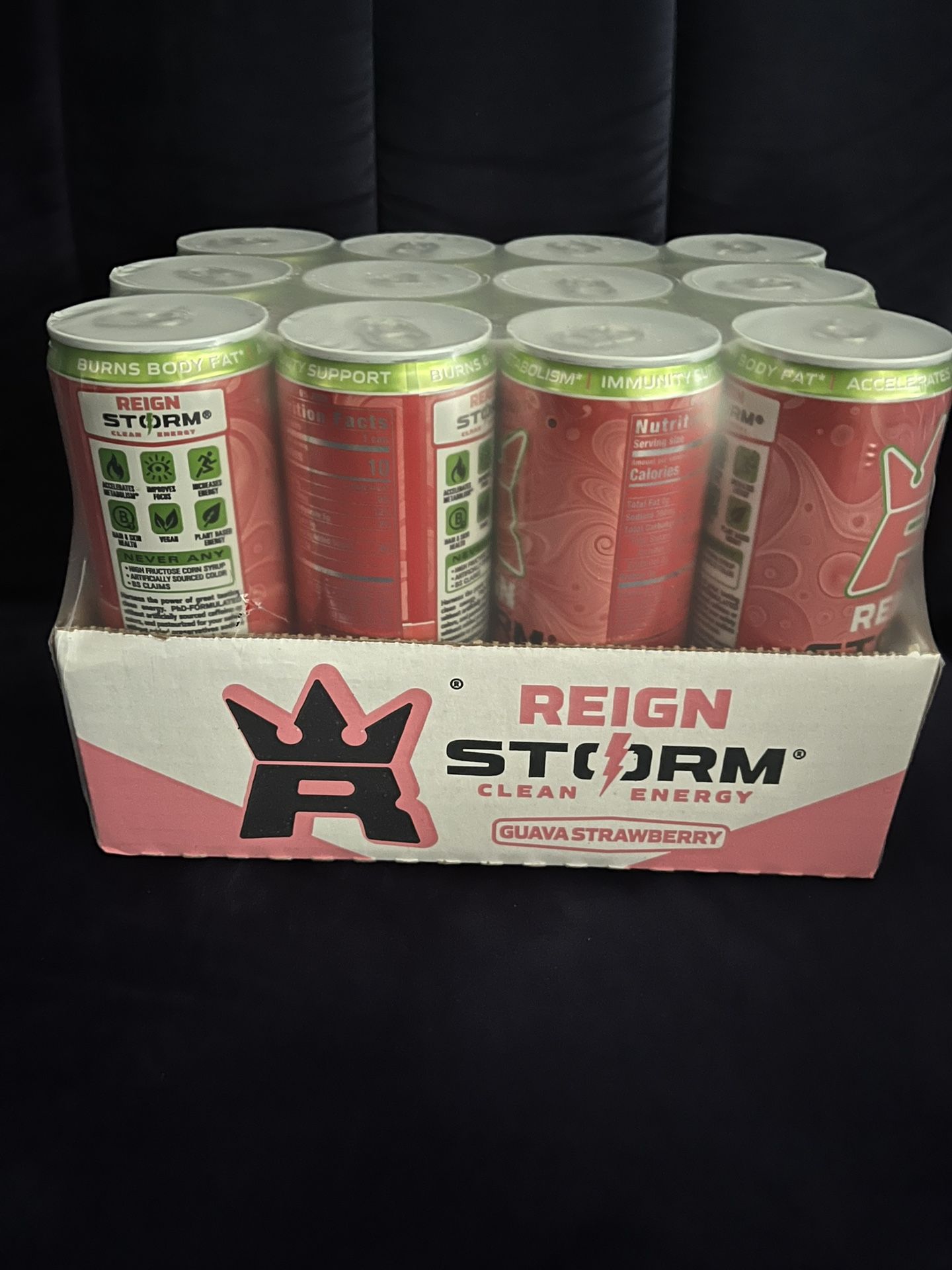 12 Pack Reign Storm Guava strawberry