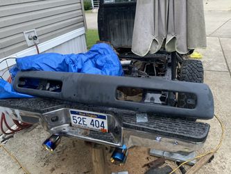Black front bumper