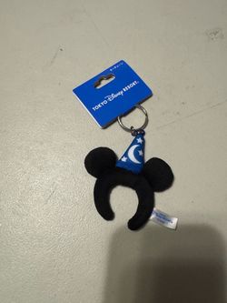 tokyo disneyland sorcerer mickey ears keychain