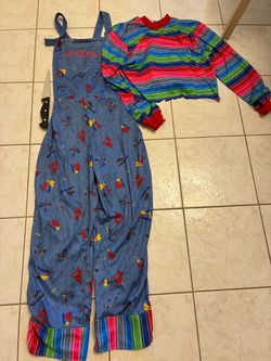 Spirit Halloween chuckee costume