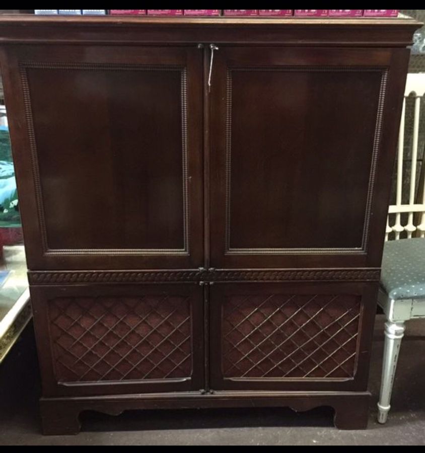 Beautiful 1948 Antique Repurposed Stereo Cabinet "The Capehart Deluxe"
