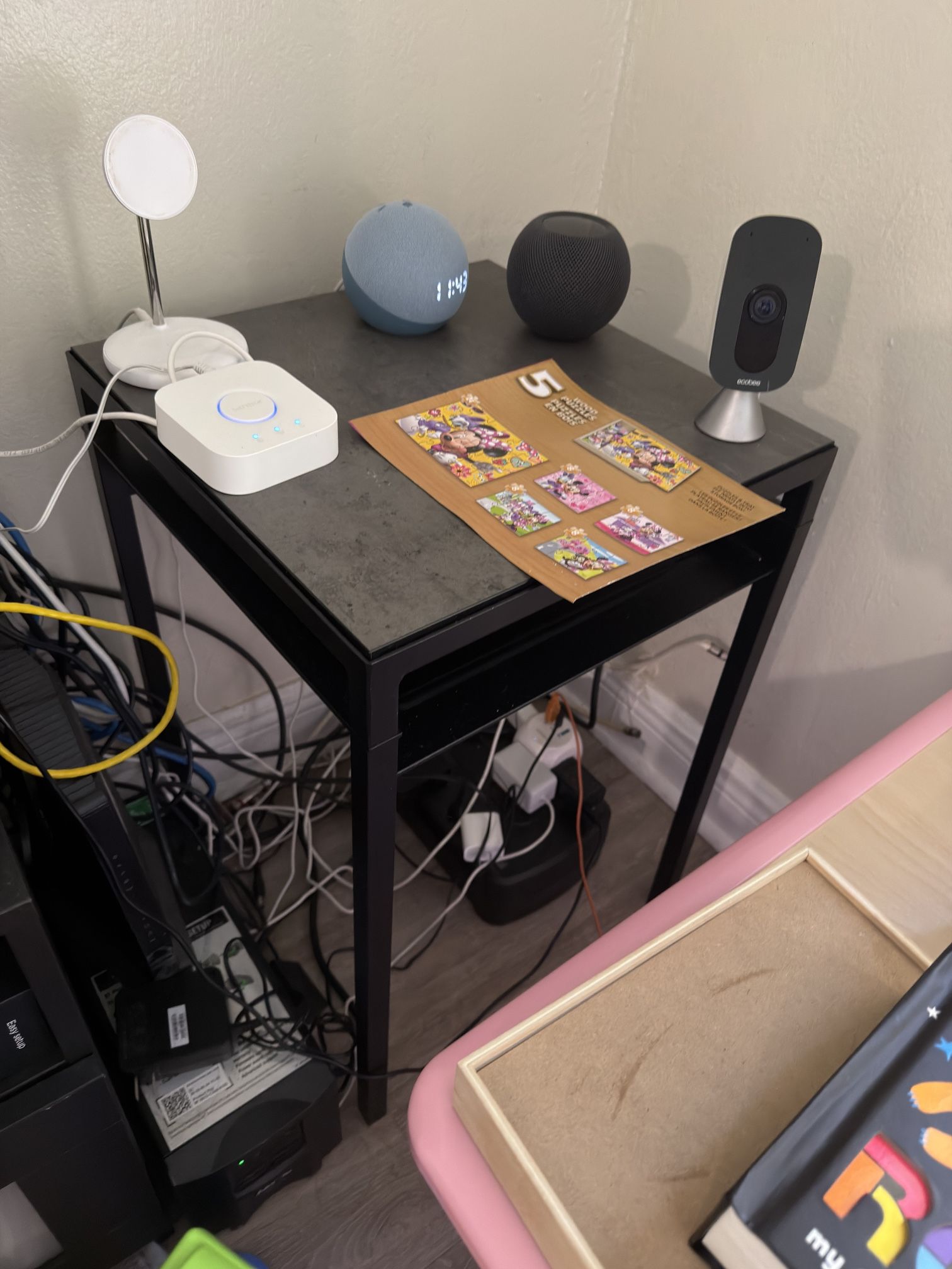 Metal Frame End Table