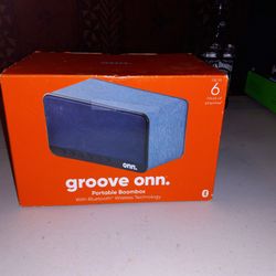 Groove Onn. Portable Boombox Bluetooth Wireless