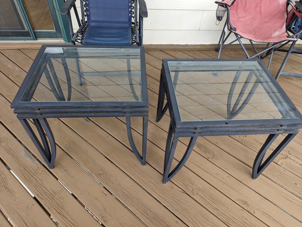 Free Glass And Metal Tables