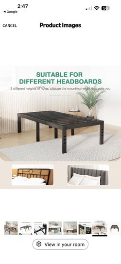 Twin Size Platform Bed