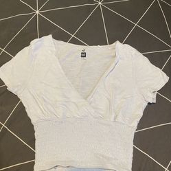 Baby Blue Cropped Top