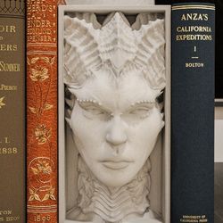 Book Nook Bookend Fantasy Horror Decor Literature Halloween