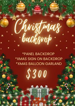 Backdrop With Balloons 