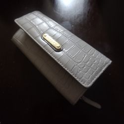 Anne Klein croc-embossed wallet