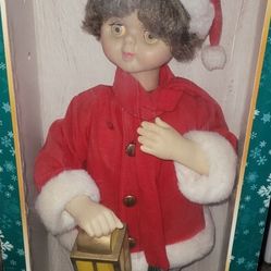 2001 Christmas Doll For Window