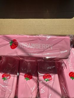 Pink strawberry butter squishy