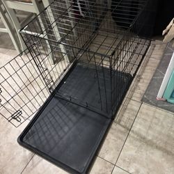 Wired Dog Cage Black 