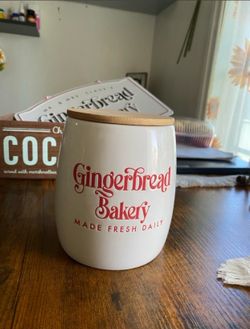Ceramic Christmas container