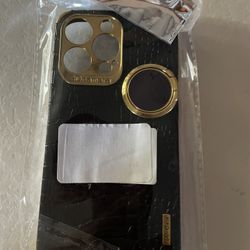 Black Golden iPhone Case 
