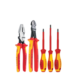 5 Pc Pliers/Screwdriver Tool Set, 1000V Insulated