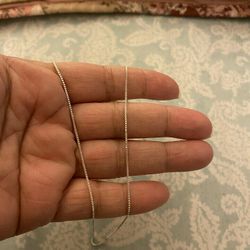 Real 925 sterling silver Chain Necklace