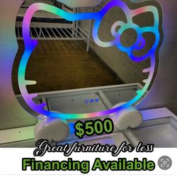 Hello Kitty Mirror With Bluetooth Brand New