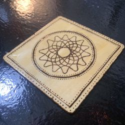 Wood Coaster Art Piece 
