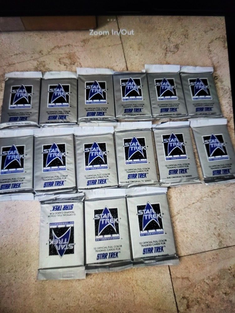 Vintage 1991 Star Trek Original Trading Cards Sealed pack (15) Series 1