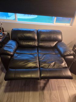 Black Leather Recliner