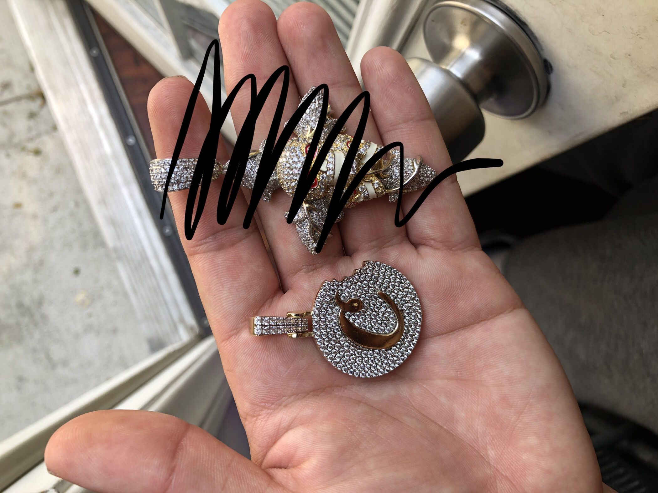 Moissanite Cookies Pendant